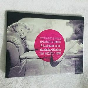 ⚠NWT Marilyn Monroe Wall Decor